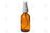 2 Oz. Bottle: Amber Glass With Misting Spray Top Black Sprayer