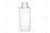 2 Oz. Bottle: Clear; Cylinder Pet Plastic; 24-410 Neck Size
