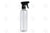 16 Oz. Bottle: Clear Plastic With Black Trigger Sprayer