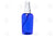 2 Oz. Oval Bottle: Blue Plastic With White Spray Top