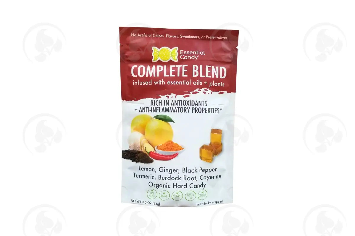 Hard Candy: Complete Blend With Lemon Ginger Black Pepper Turmeric Burdock Root And Cayenne
