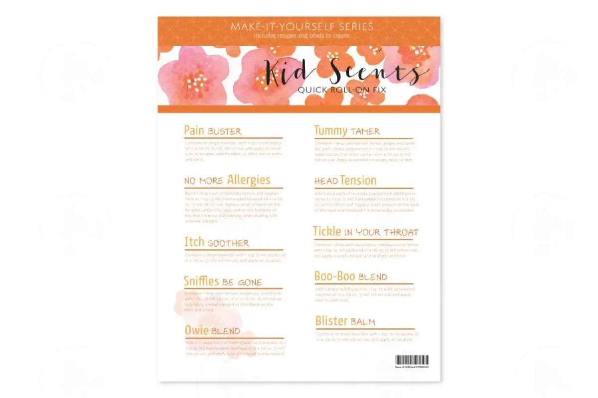 Make-It-Yourself Series: ’Kid Scents’ Recipes And Label Set