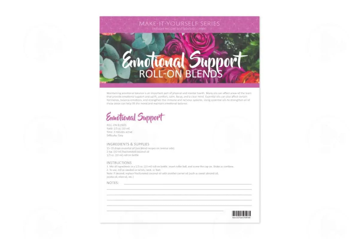 Make-It-Yourself Series: Emotional Support Recipes And Label Set