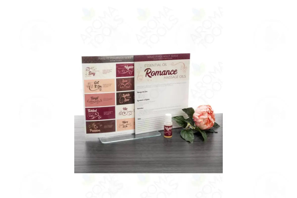 Make-It-Yourself Series: ’Romance Massage Blends’ Recipes And Label Set