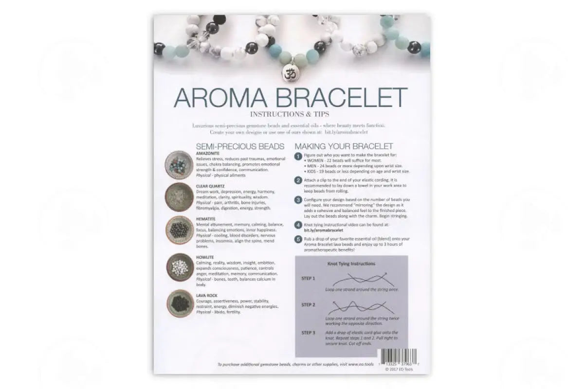 Amazonite Aroma Bracelet Make &amp; Take Workshop Kit