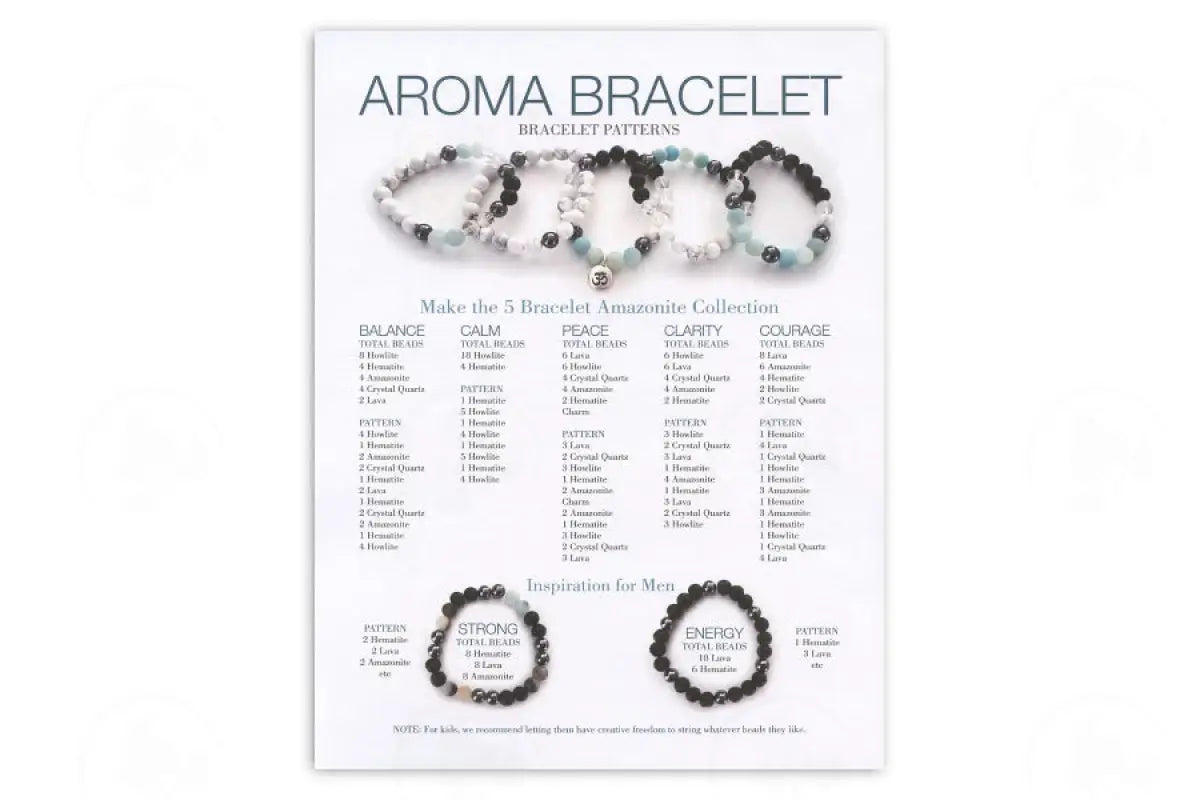 Amazonite Aroma Bracelet Make &amp; Take Workshop Kit
