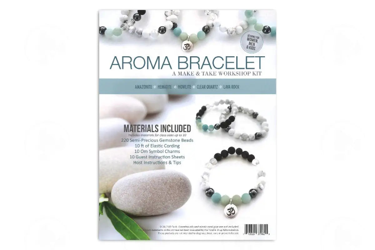 Amazonite Aroma Bracelet Make &amp; Take Workshop Kit