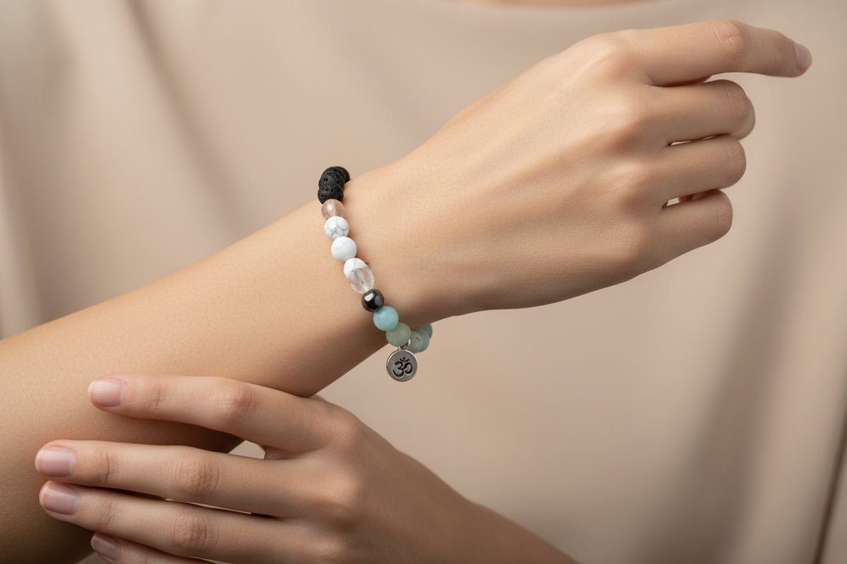 Amazonite Aroma Bracelet Make &amp; Take Workshop Kit