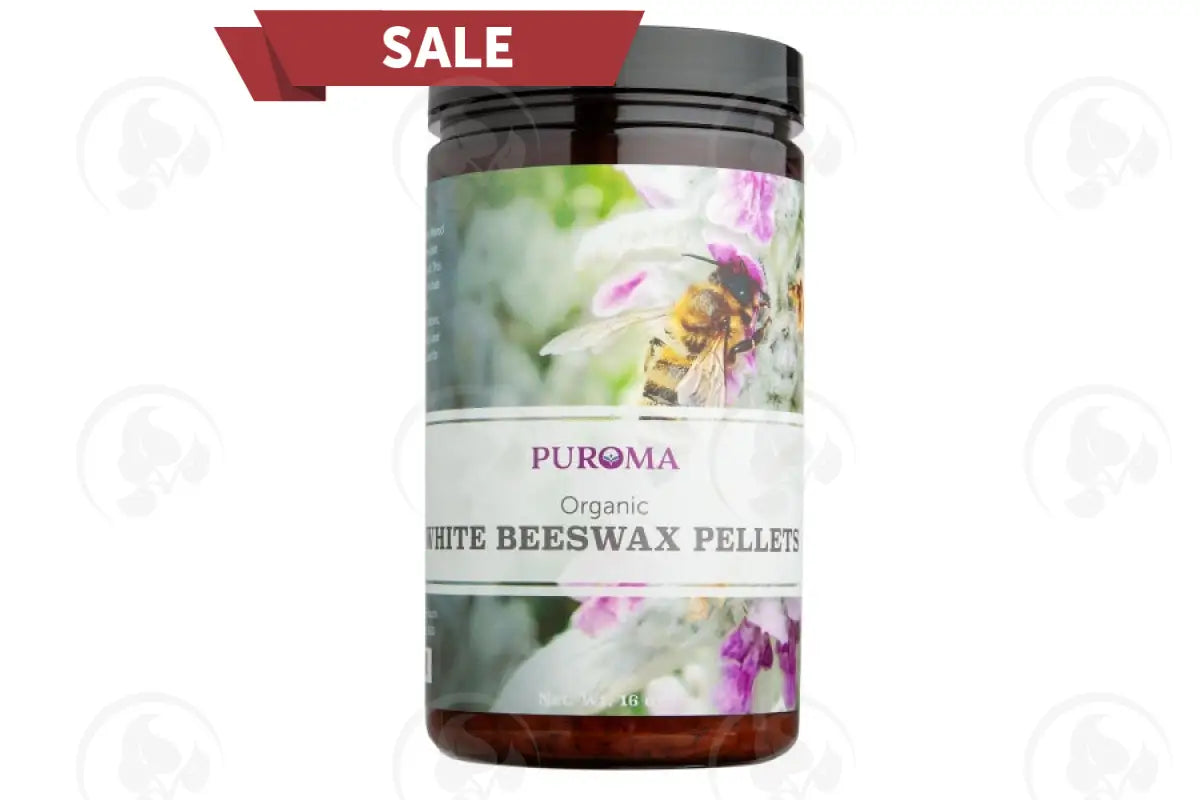 Organic White Beeswax Pellets, 1 lb - Abundant Health