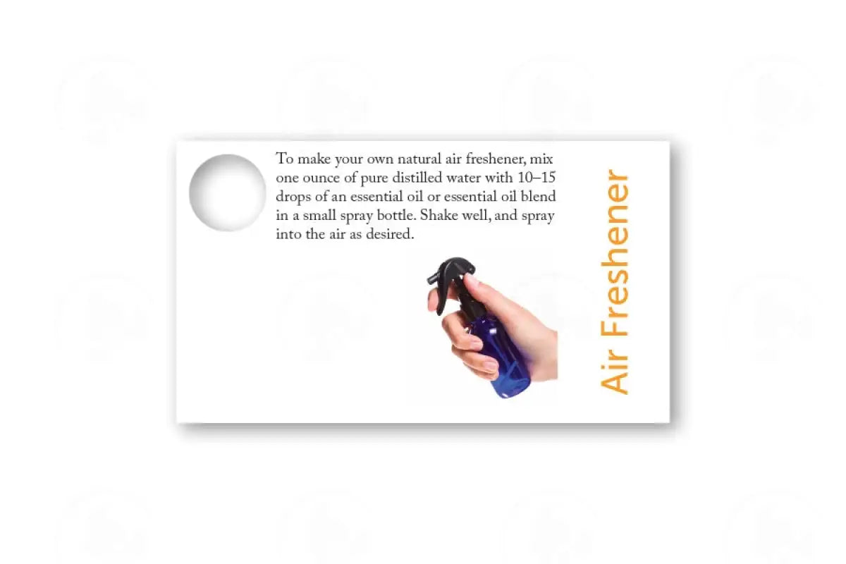 Essential Oil Sample Cards Air Freshener
