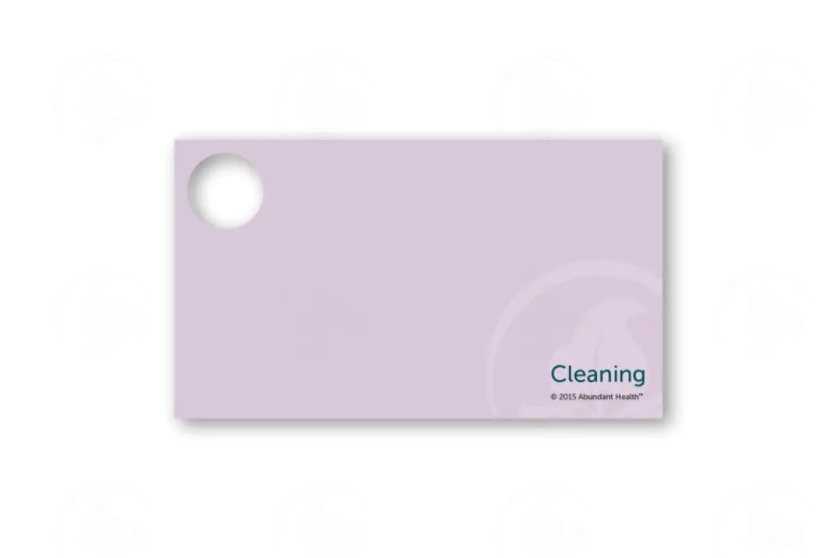 Essential Oil Sample Cards Cleaning