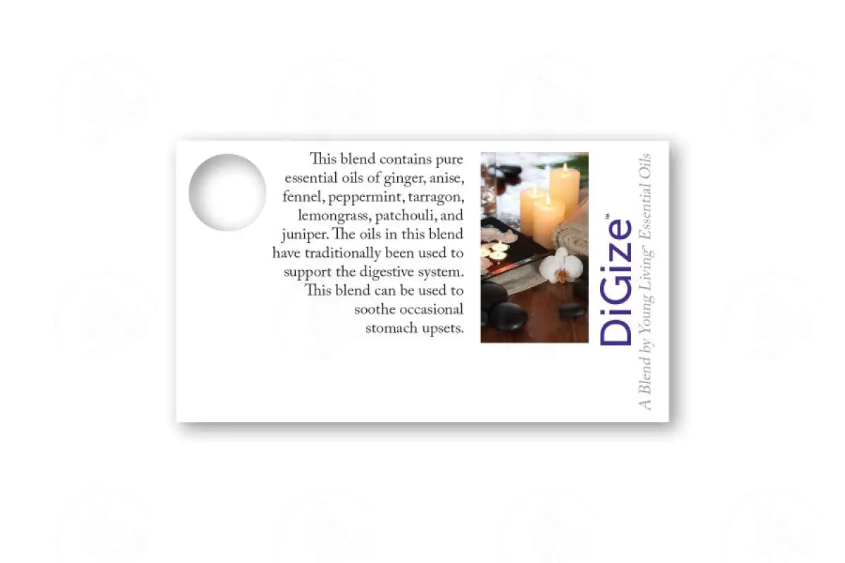 Essential Oil Sample Cards Di-Gize