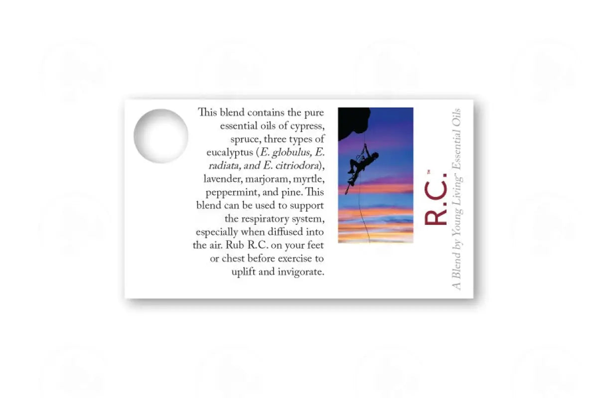 Essential Oil Sample Cards R.c.