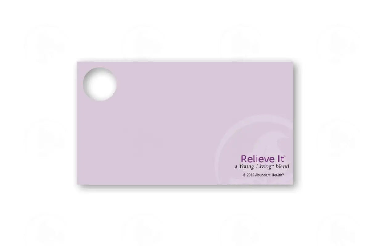 Essential Oil Sample Cards Relieve It