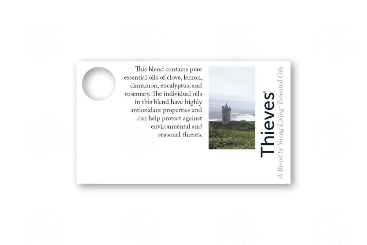 Essential Oil Sample Cards Thieves