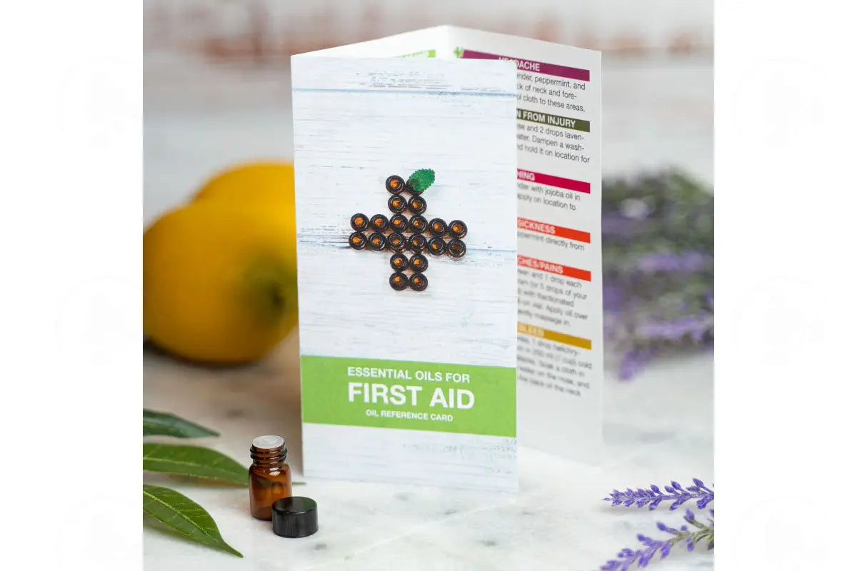 Essential Oils For First Aid Oil Reference Card (10 Count)