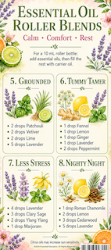 Essential Oil Roller Blend Recipe Rack Card (Pack of 10)