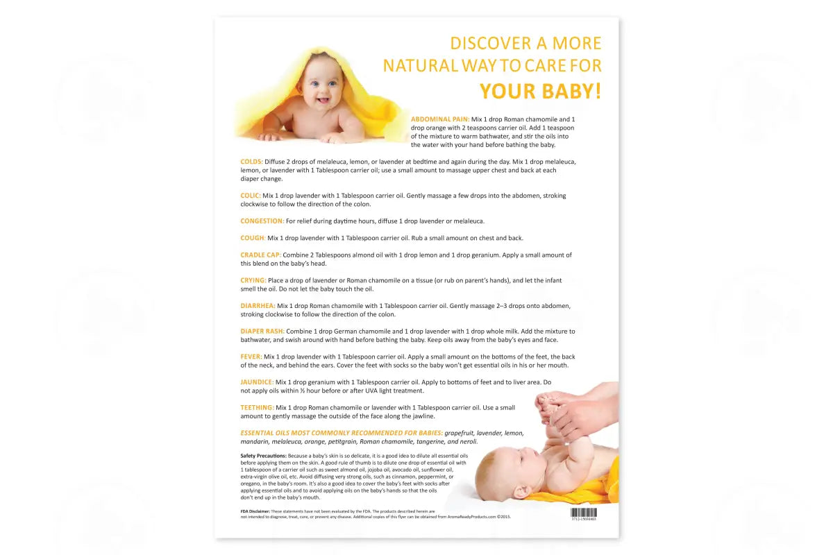 Essential Oils For Babies And Children Tear Pad (50 Count)