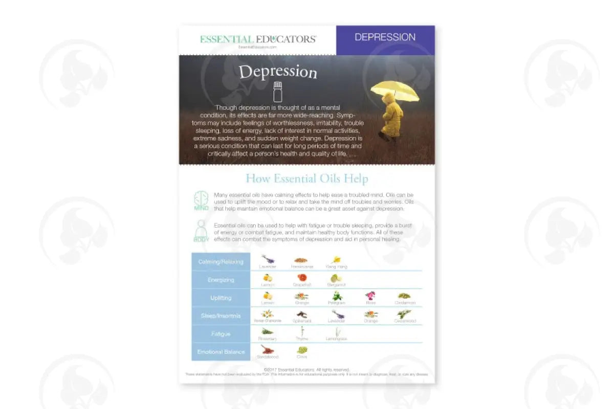 Essential Educators: ’Depression’ Mini Tear Pad (50 Count)