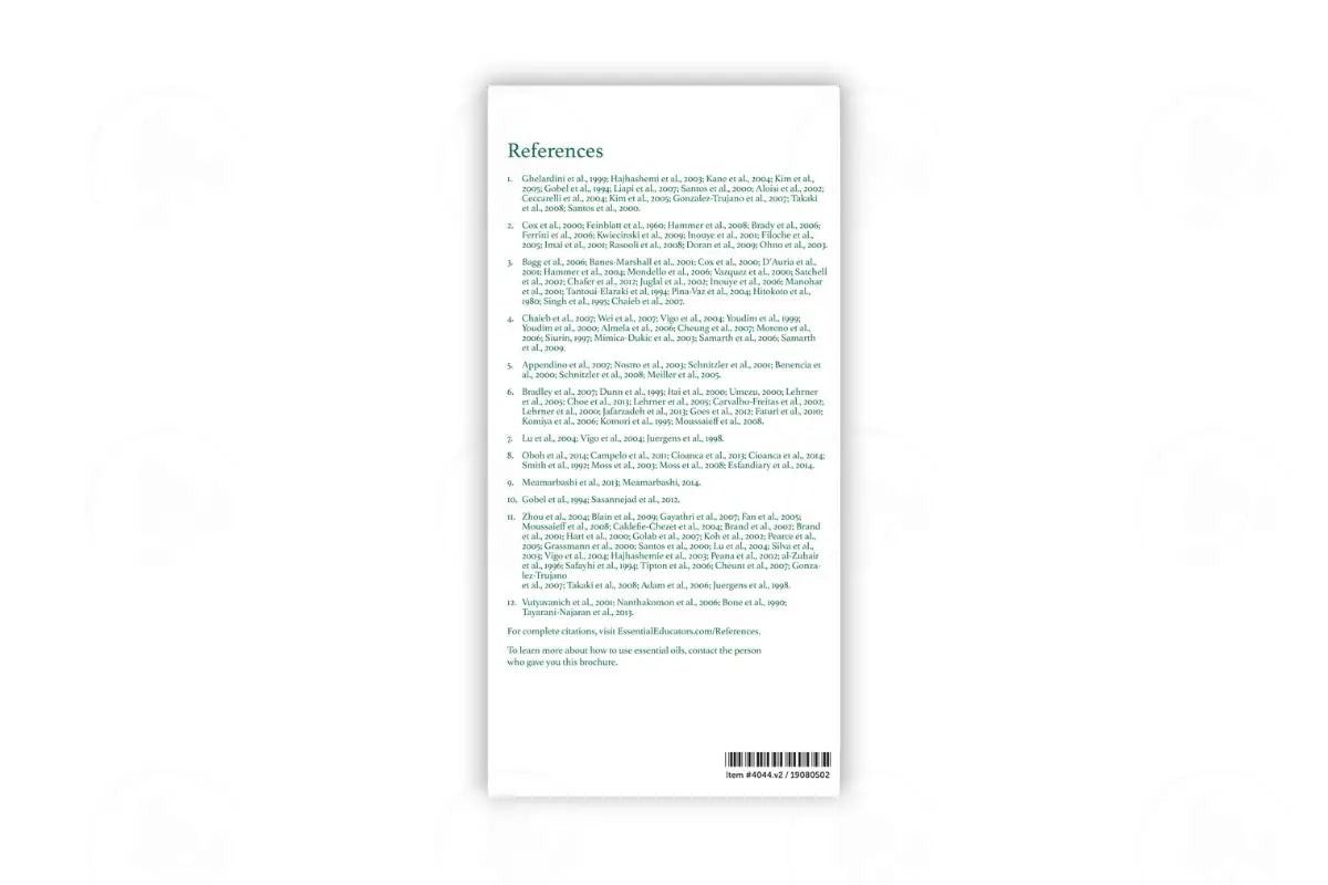 12 Promising Health Benefits Of Essential Oils Brochure (25 Count)