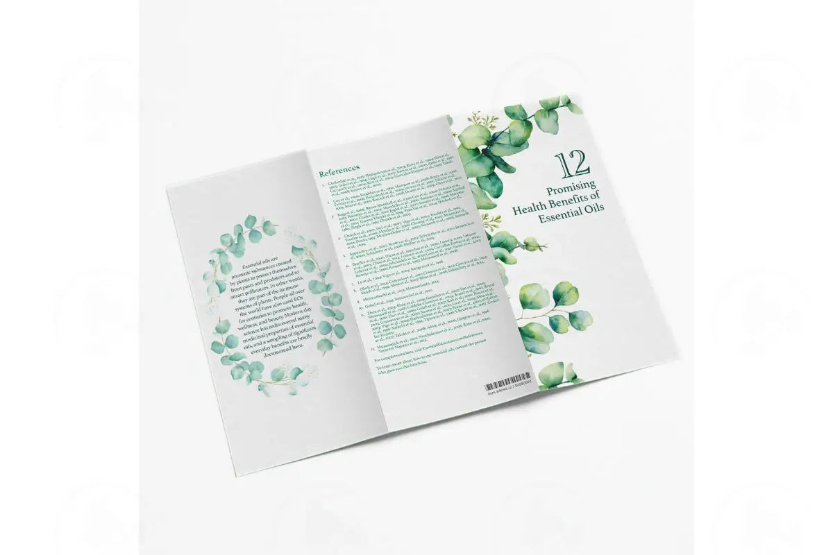 12 Promising Health Benefits Of Essential Oils Brochure (25 Count)
