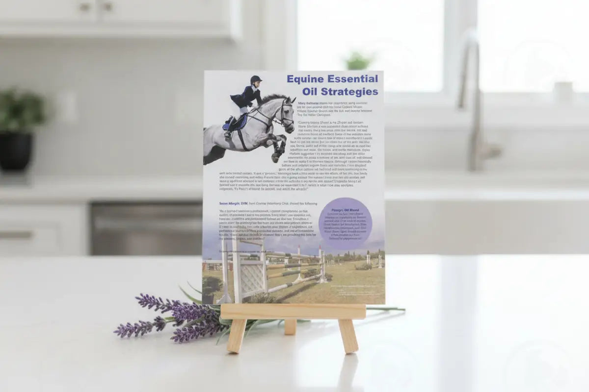 Equine Essential Oil Strategies - Everyday Essential Oils for Horses Tear Pad (50 Sheets)