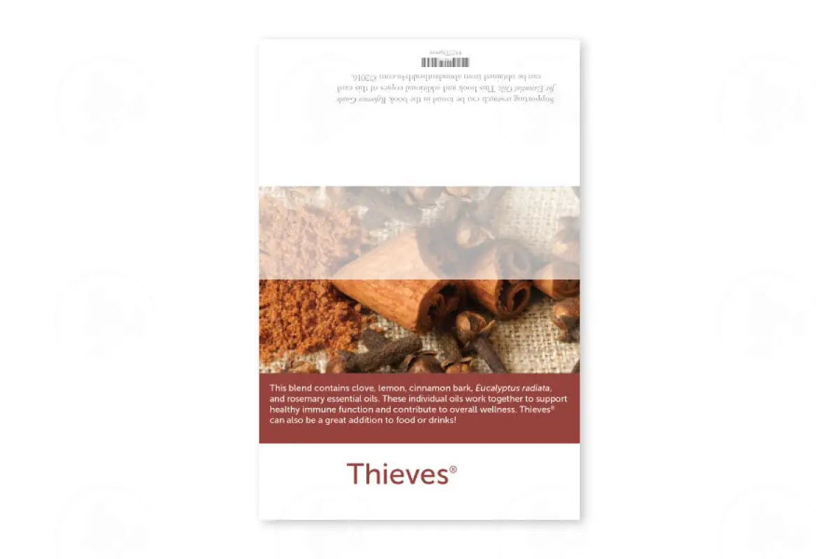 Premium Essential Oil Sample Cards (12 Count) Thieves