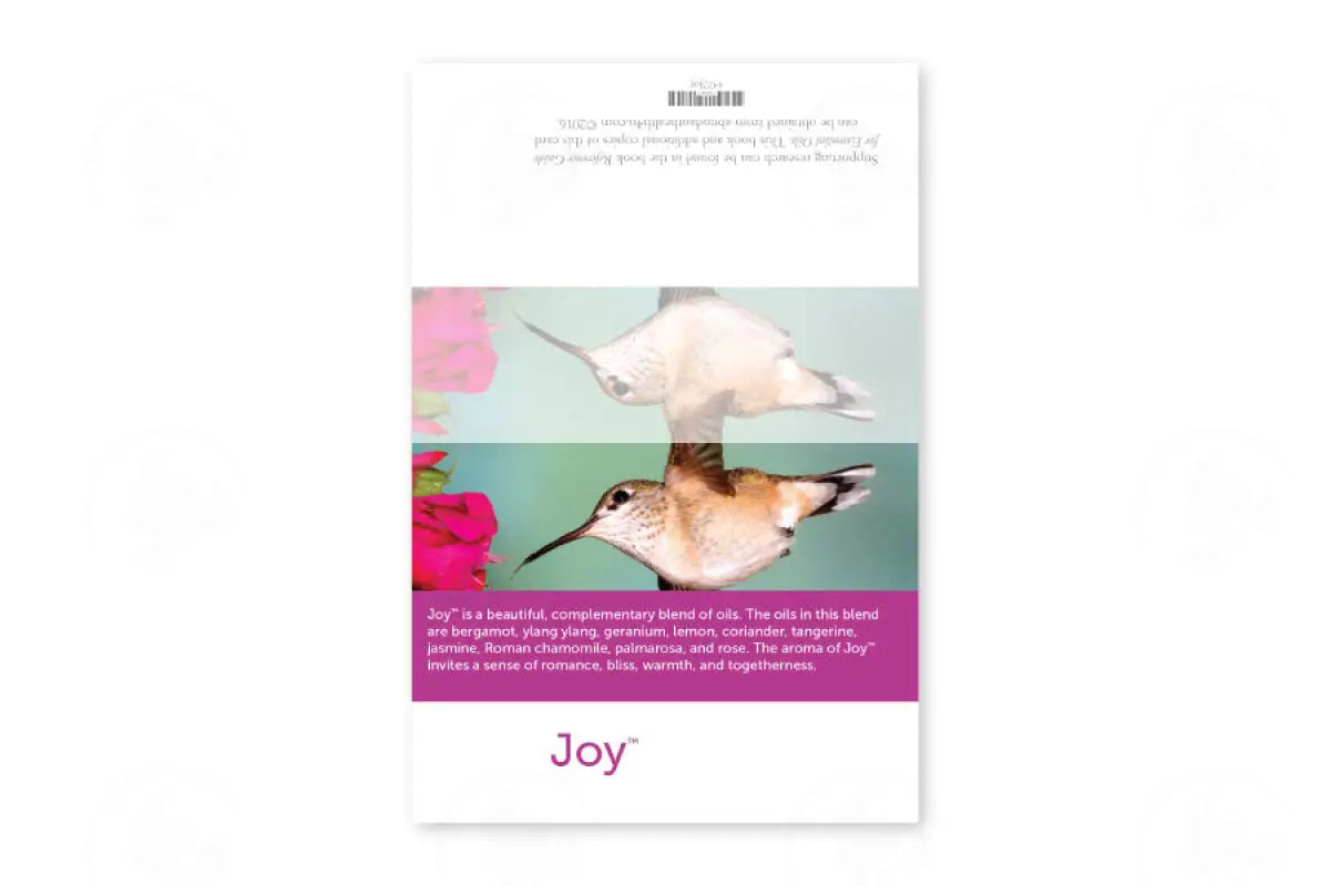 Premium Essential Oil Sample Cards (12 Count) Joy