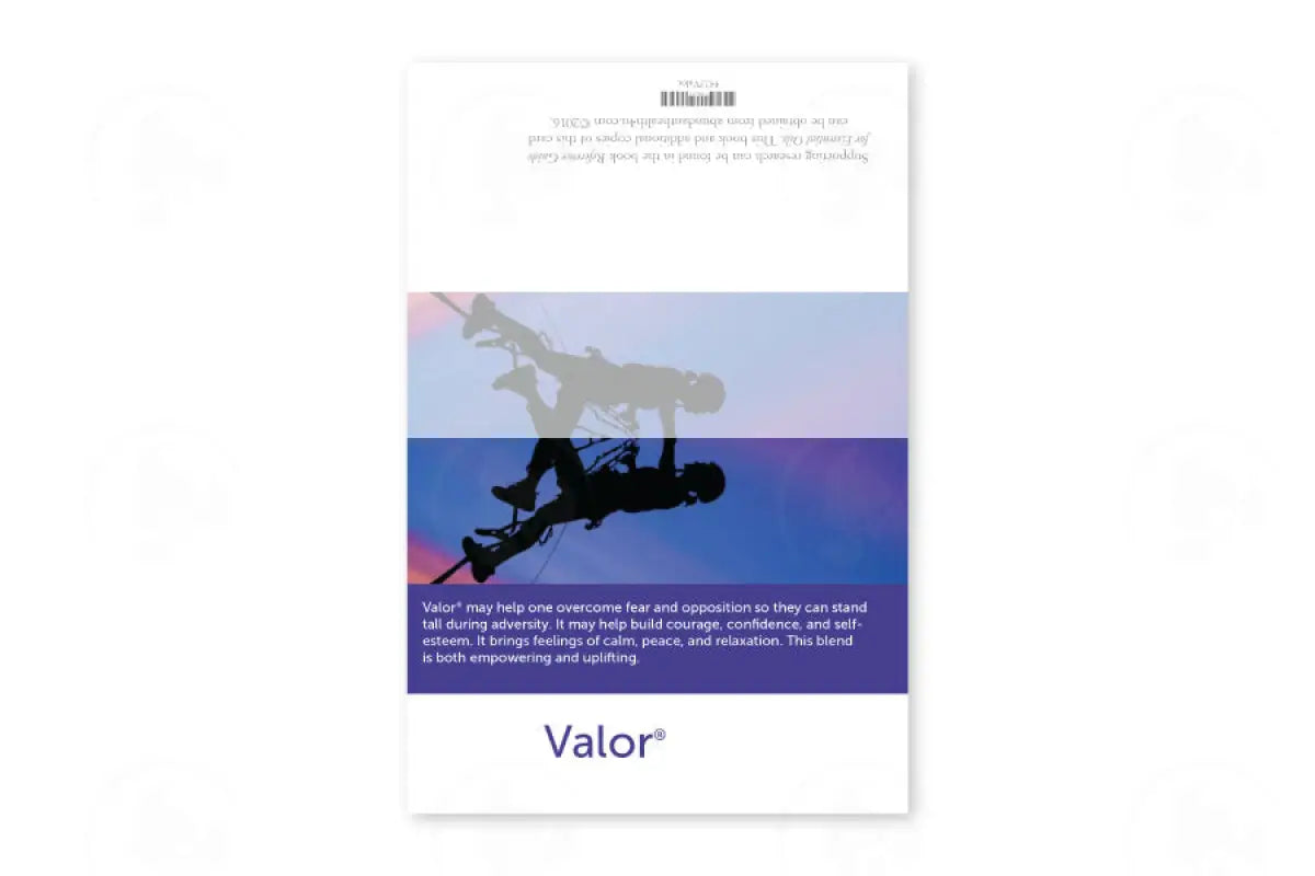 Premium Essential Oil Sample Cards (12 Count) Valor