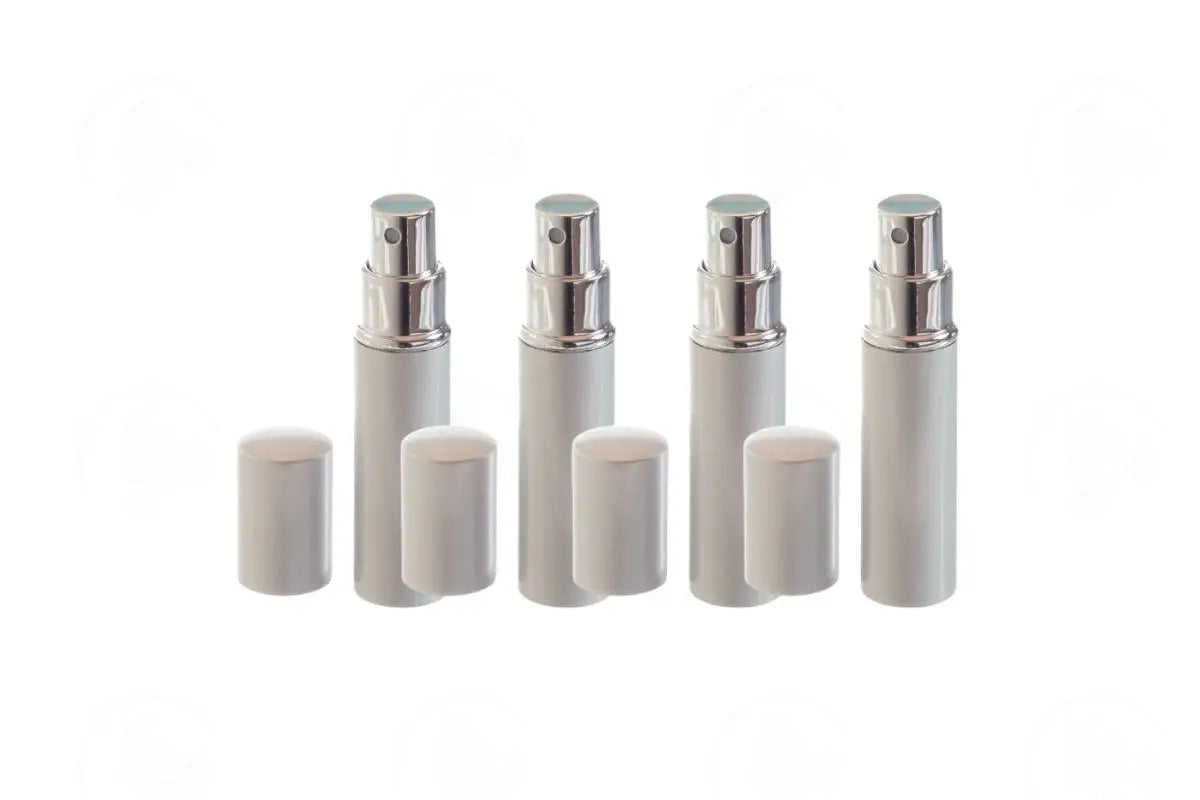 10 Ml Misting Spray Bottle: Deluxe Silver-Tone (4 Count)