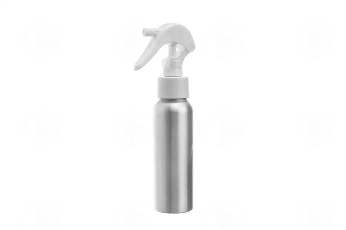 2 Oz. Bottle: Aluminum With Trigger Sprayer White Top