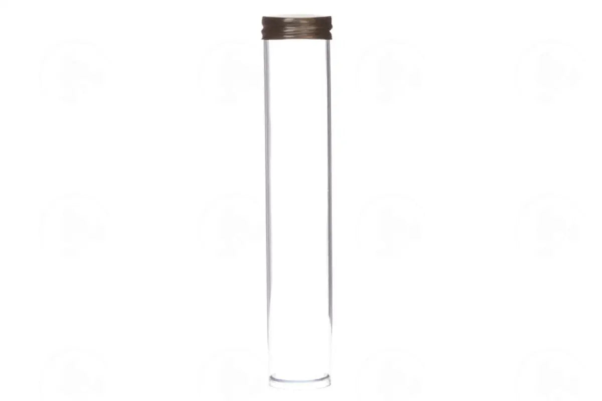 75 Ml Clear Plastic Tube With Silver Lid (6 Count)