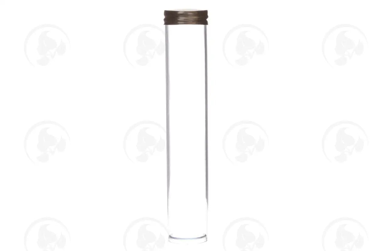 75 Ml Clear Plastic Tube With Silver Lid (6 Count)