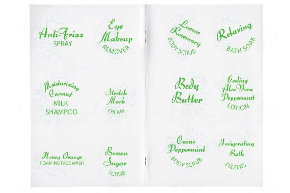 The Essential Woman: Recipe Booklet With Labels