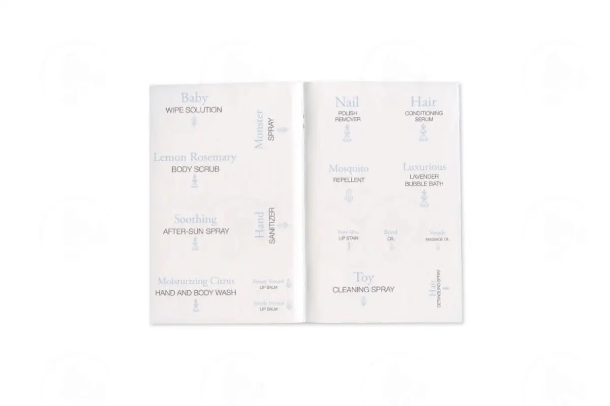 The Essential Family: Recipe Booklet With Labels