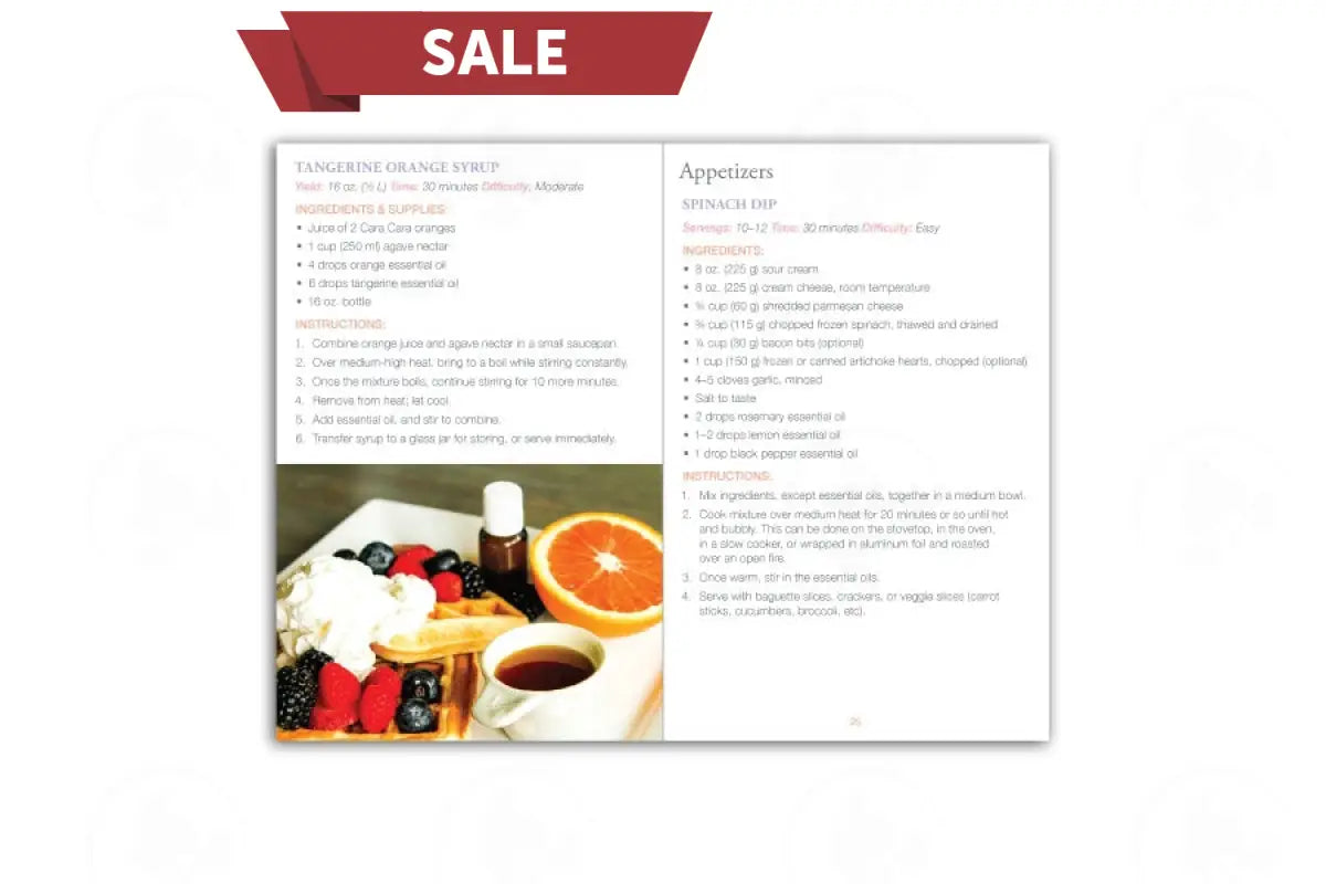 Essential Cooking: Recipe Booklet With Labels