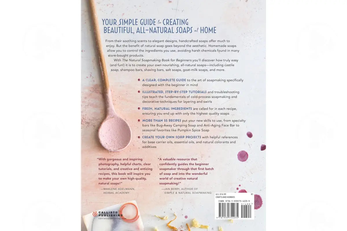 The Natural Soapmaking Book for Beginners by Kelly Cable