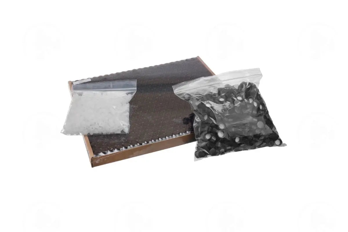 5/8 Dram Sample Vial: Amber Glass With Orifice Reducer And Black Cap (495 Count)