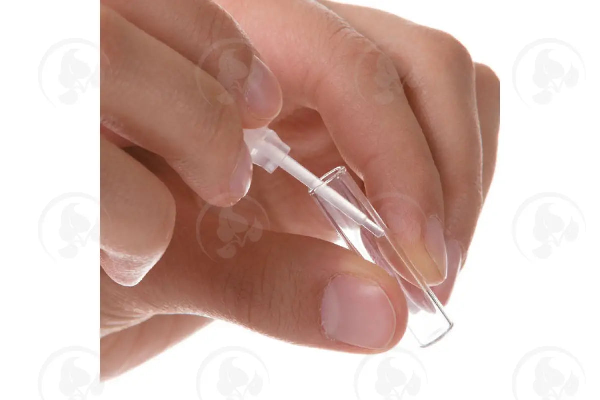 1/6 Dram Sample Vials: Clear Glass And Dabber Caps (12 Count)