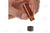 1 Dram Sample Vial: Amber Glass With Orifice Reducer And Black Cap (12 Count)