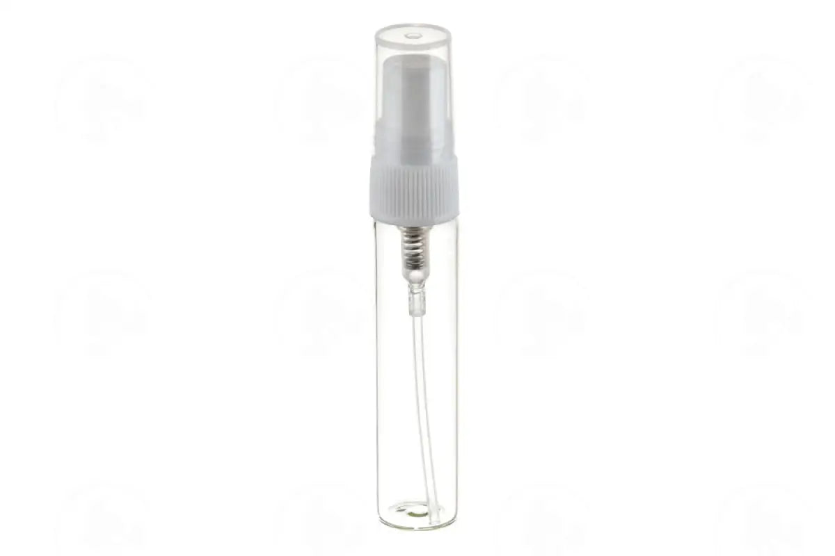 4 Ml Misting Spray Vial: Clear Glass With Acrylic Hood (6 Count)