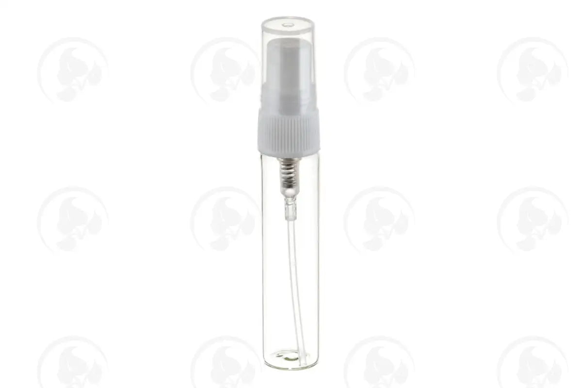 4 Ml Misting Spray Vial: Clear Glass With Acrylic Hood (6 Count)