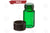 5/8 Dram Sample Vial: Green Glass With Orifice Reducer And Black Cap (12 Count)
