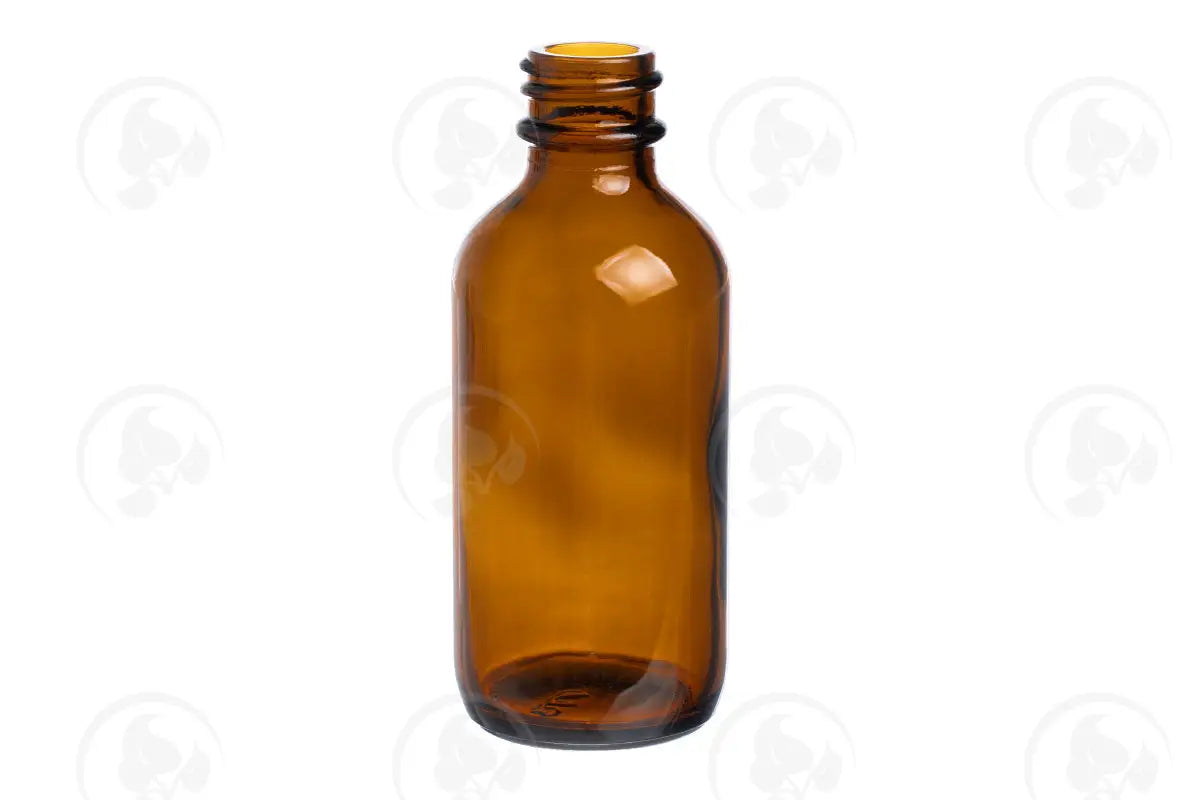 2 Oz. Bottle: Amber Glass 20-400 Neck Size