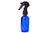 2 Oz. Bottle: Blue Glass With Trigger Sprayer Black Top