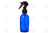 4 Oz. Bottle: Blue Glass With Black Trigger Sprayer