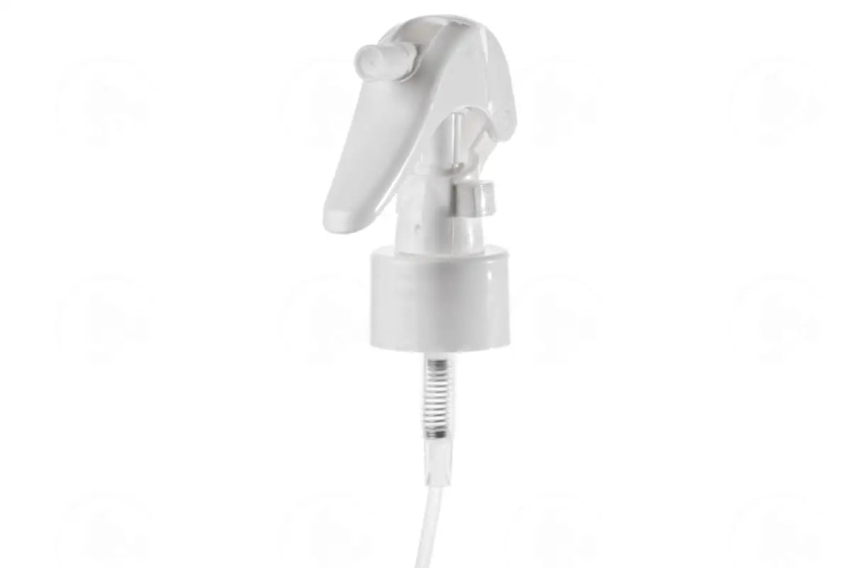 Trigger Spray Top: For 4 Oz. Blue Glass Bottles And 2 8 Plastic Bottles; 24-410 Neck Size White