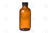 8 Oz. Bottle: Amber Glass With Black Cap