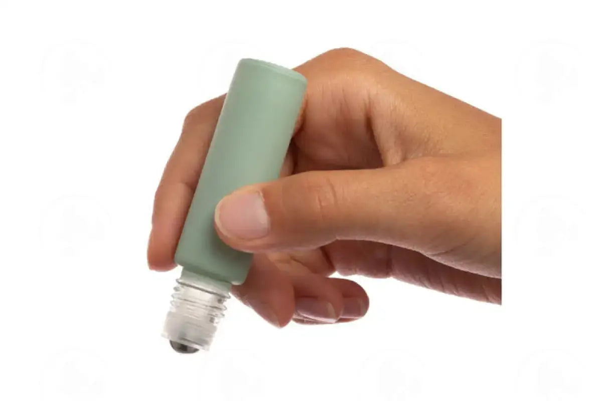 1/3 oz. Roll-on Vial: Complete Matte Collection Glass with Metal Roller and Gold Cap (6 Count)