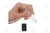 1/3 Oz. Roll-On Vial: Clear Swirled Glass With Plastic Roller And Black Cap (6 Count)
